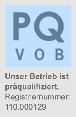 Präqualifizierter Malerbetrieb nach VOB